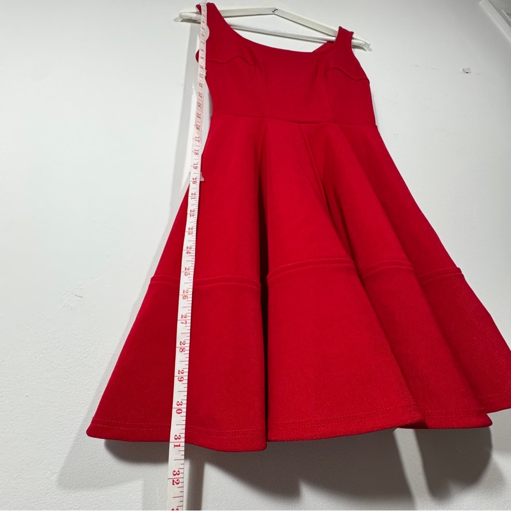 Lulus‎ Red Fit and Flare Sleeveless Dress XS - Picture 9 of 9